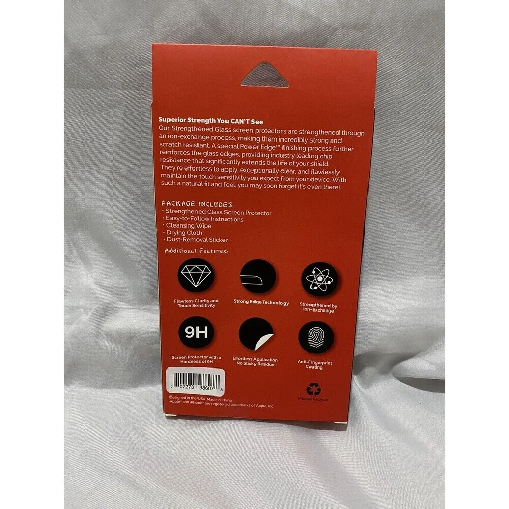 Samurai Glass iPhone 7 Strengthen Glass Screen Protector Hardness 9H